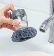 DISH BRUSH WITH AUTOMATIC SOAP DISPENSER